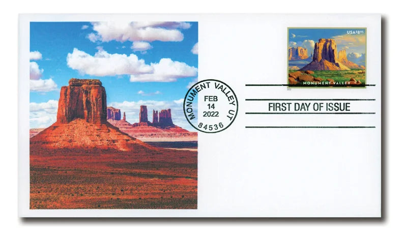 Priority Mail $8.95 Stamps 2022 Monument Valley-Scenic Landscape, Priority Mail Rate