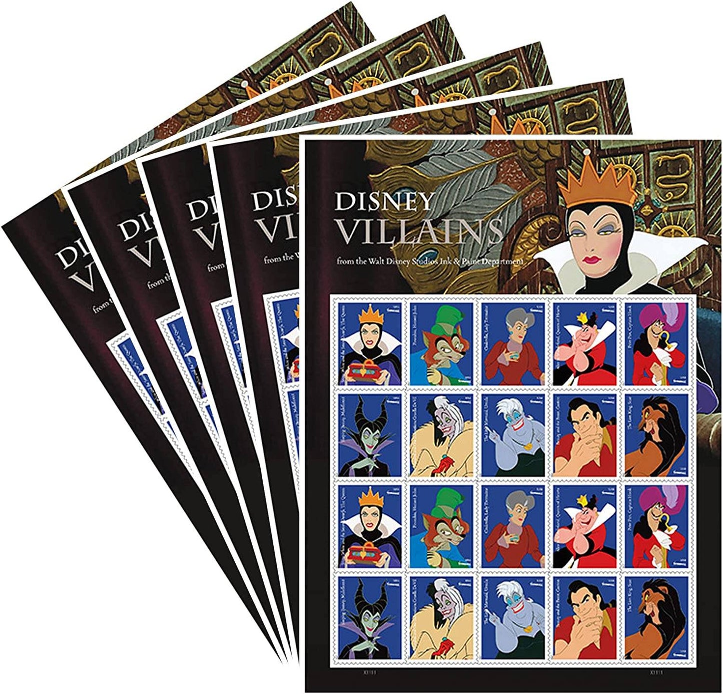 Forever Stamps 2017 Disney Villains-Animated Classics Collection, First-Class Postage