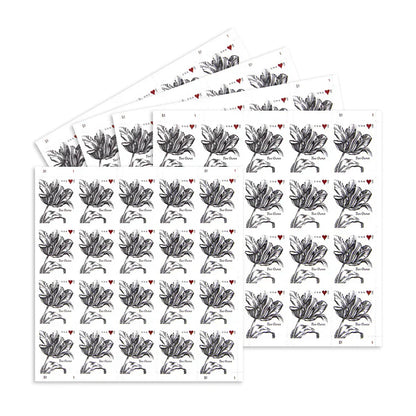 Two-Ounce Stamps 2015 Tulip-Wedding Invitation, First-Class Postage