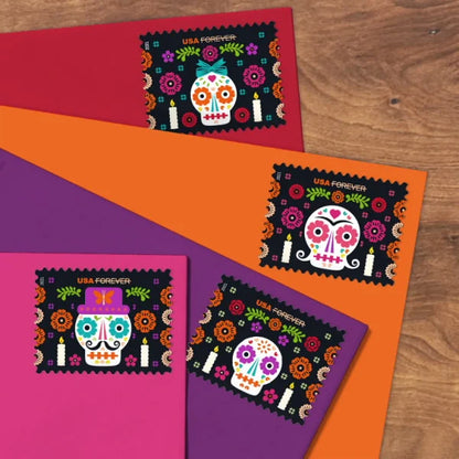 Forever Stamps 2021 Day of the Dead-Cultural Festival, First-Class Postage