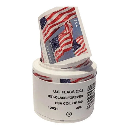 Forever Stamps 2022 U.S. Flag-Patriotic Symbol, First-Class Postage