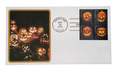 Forever Stamps 2016 Jack-O¡¯-Lanterns-Halloween Holiday, First-Class Postage