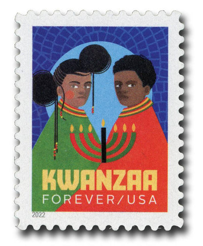 Forever Stamps 2022 Kwanzaa-Holiday Celebration, First-Class Postage