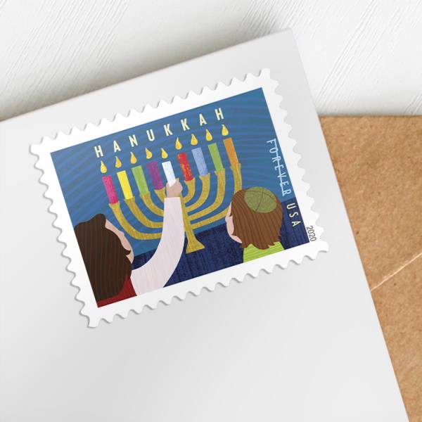 Forever Stamps 2020 Hanukkah-Festival Greeting, First-Class Postage