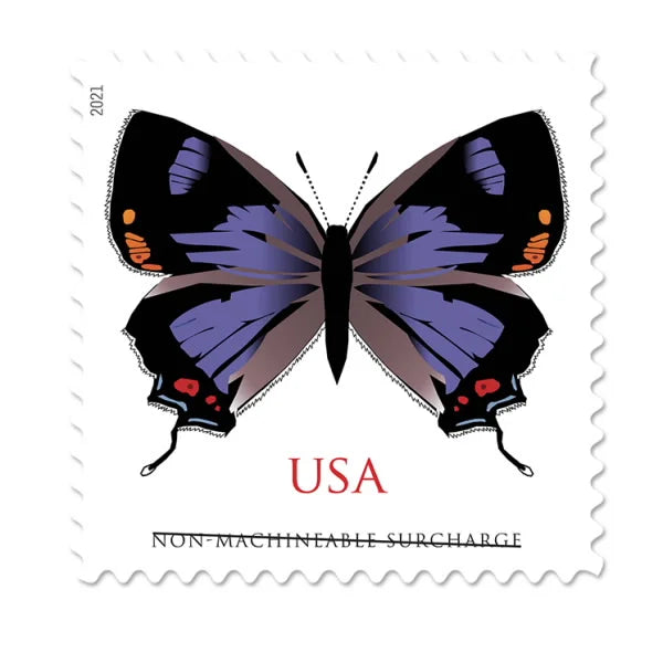 $1.12 Stamps 2021 Colorado Hairstreak Butterfly-Non-Machinable Surcharge, First-Class Rate
