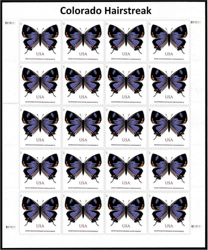 $1.12 Stamps 2021 Colorado Hairstreak Butterfly-Non-Machinable Surcharge, First-Class Rate