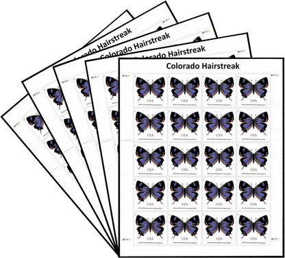 $1.12 Stamps 2021 Colorado Hairstreak Butterfly-Non-Machinable Surcharge, First-Class Rate