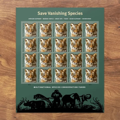 85¡é Save Vanishing Species Stamps 2011-Conservation Cause, First-Class Rate