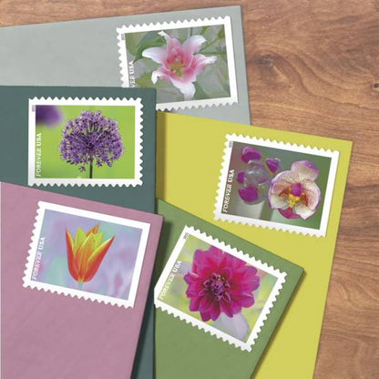 Forever Stamps 2021 Garden Beauty-Nature Series, First-Class Postage