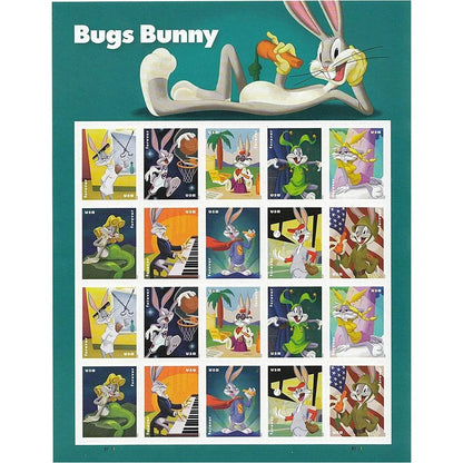 Forever Stamps 2020 Bugs Bunny-Entertainment Icons, First-Class Postage