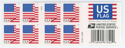 Forever Stamps 2018 U.S. Flag-Patriotic Symbol, First-Class Postage