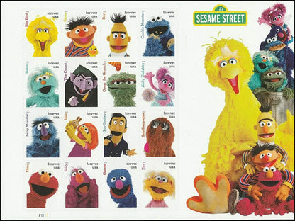 Forever Stamps 2019 Sesame Street-Children¡¯s Favorites, First-Class Postage