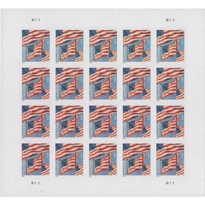 Forever Stamps 2022 U.S. Flag-Patriotic Symbol, First-Class Postage