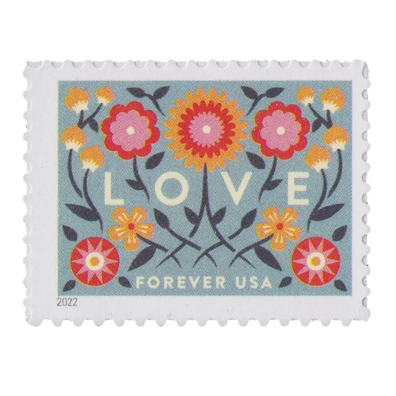 Forever Stamps 2022 Love-Love Greeting, First-Class Postage