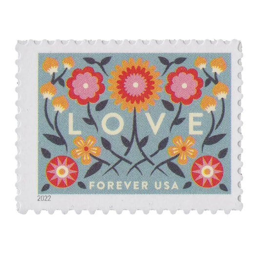 Forever Stamps 2022 Love-Love Greeting, First-Class Postage