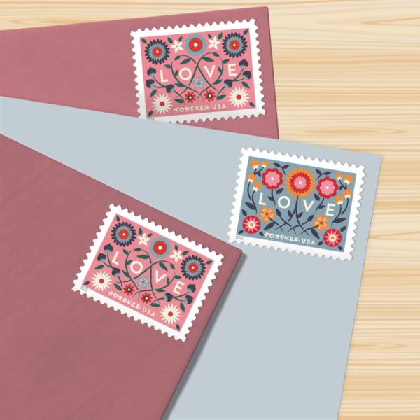 Forever Stamps 2022 Love-Love Greeting, First-Class Postage