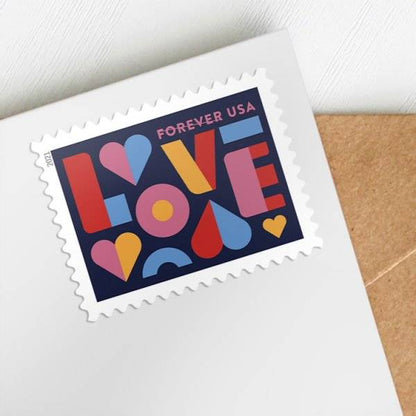 Forever Stamps 2021 Love-Love & Celebration, First-Class Postage