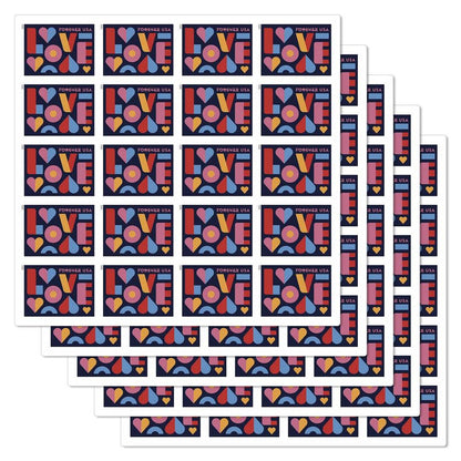 Forever Stamps 2021 Love-Love & Celebration, First-Class Postage