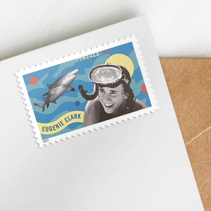 Forever Stamps 2022 Eugenie Clark-Commemorative Issue, First-Class Postage