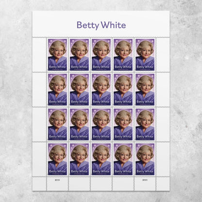 Forever Stamps 2025 Betty White-Commemorative Issue, First-Class Postage