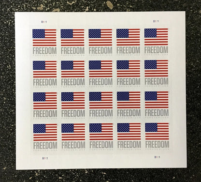 Forever Stamps 2023 U.S. Flag-Modern Patriotic Symbol, First-Class Postage