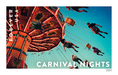 Forever Stamps 2024 Carnival Nights-First-Class Postage