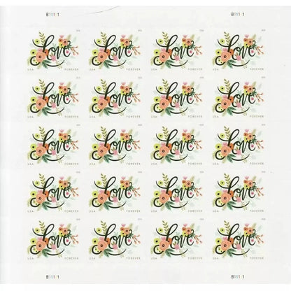 Forever Stamps 2018 Love Flourishes-Wedding Invitation, First-Class Postage