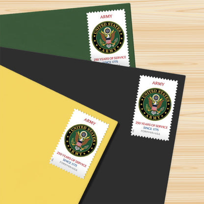 Forever Stamps 2025 Army-250 Years of Service, Honor & Service, First-Class Postage