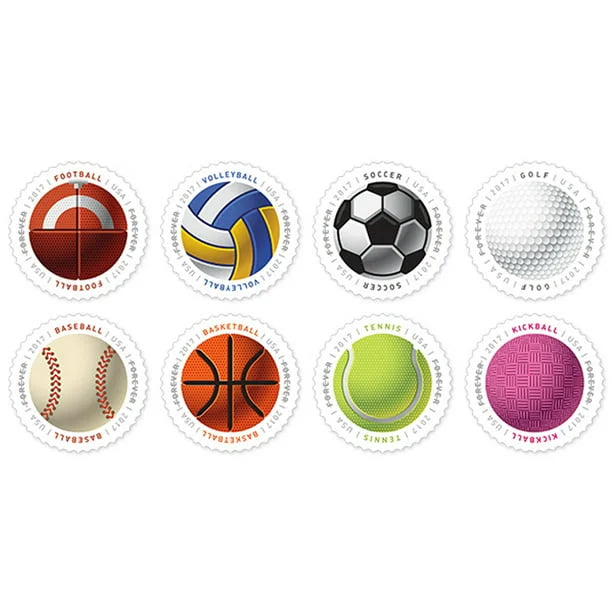 Forever Stamps 2017 Have a Ball-Sports Theme (Football), First-Class Postage