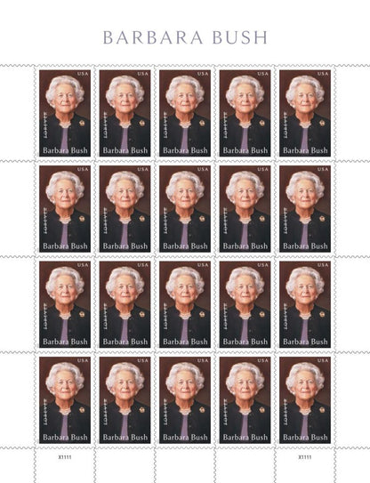 Forever Stamps 2025 Barbara Bush-Commemorative, First-Class Postage